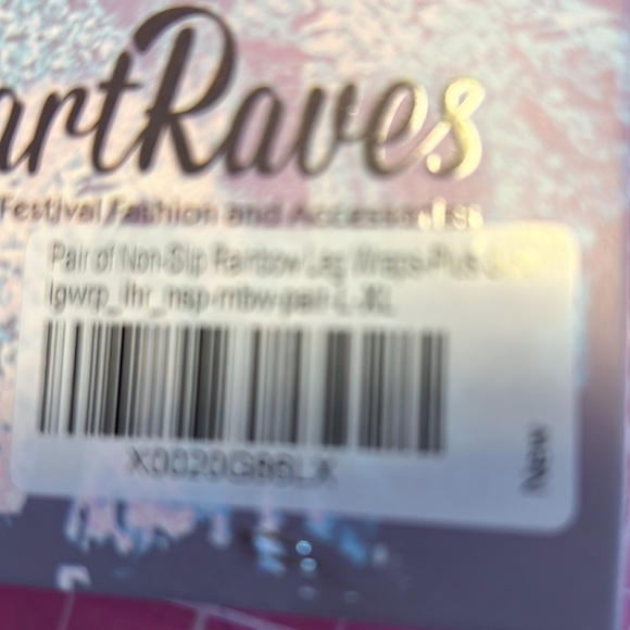 NWT Rainbow leg Wraps - Picture 5 of 5